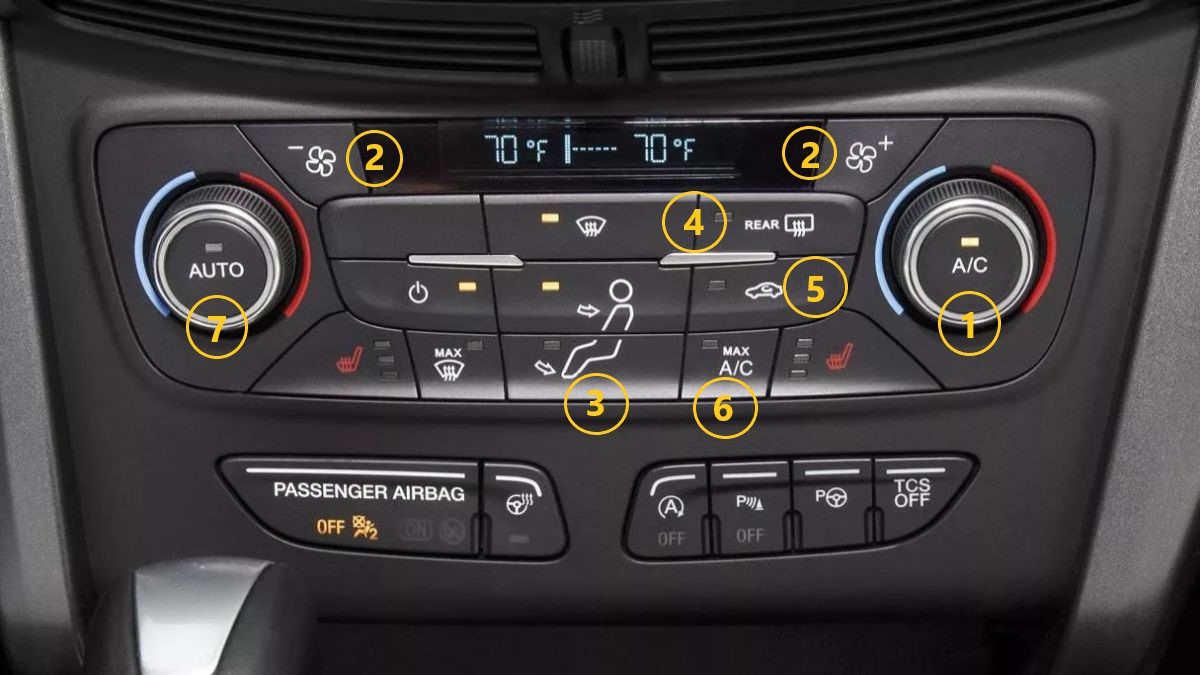 StriveME شرح ازرار مكيف السيارة